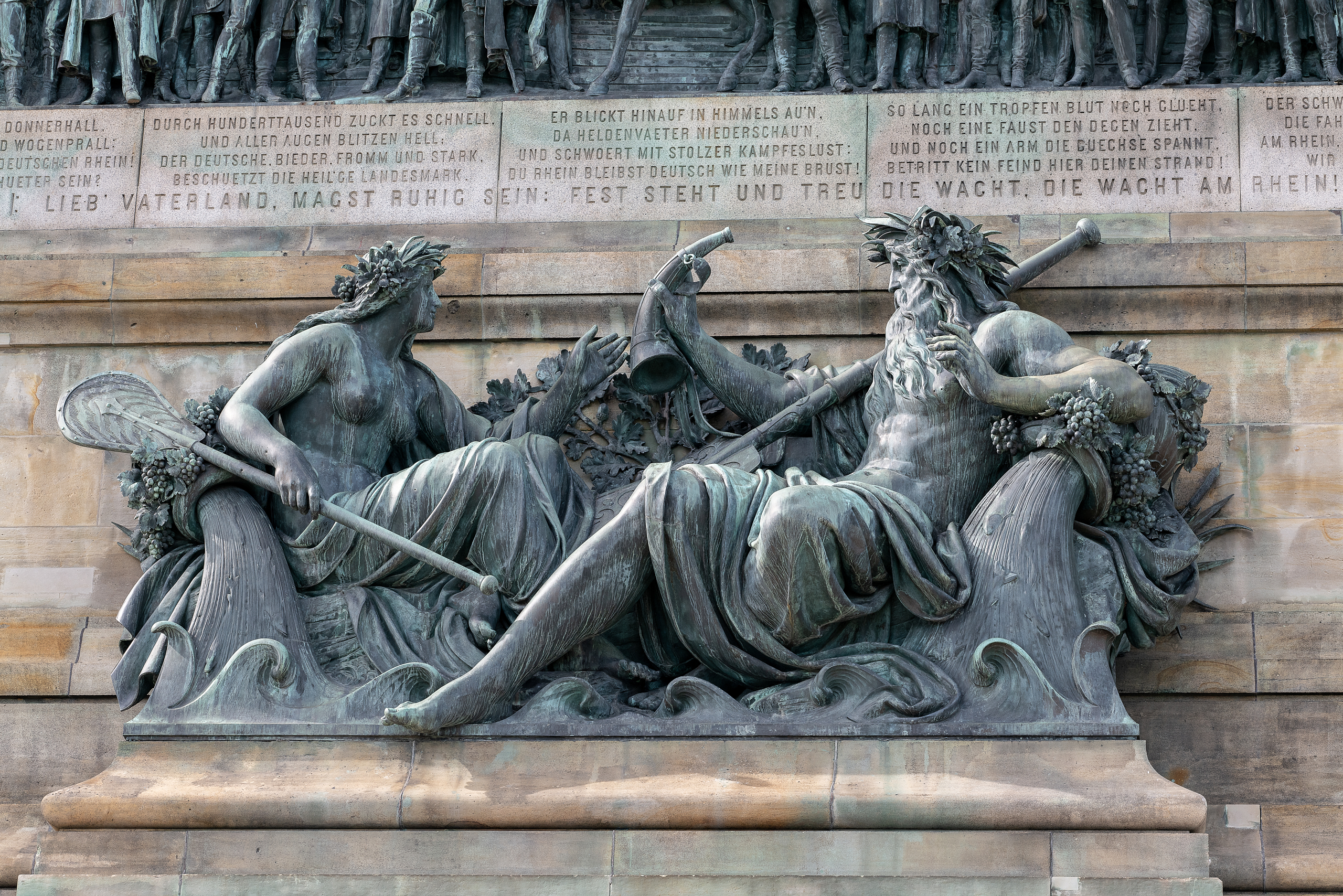 Die Germania - Das Niederwalddenkmal 8 eb 5859