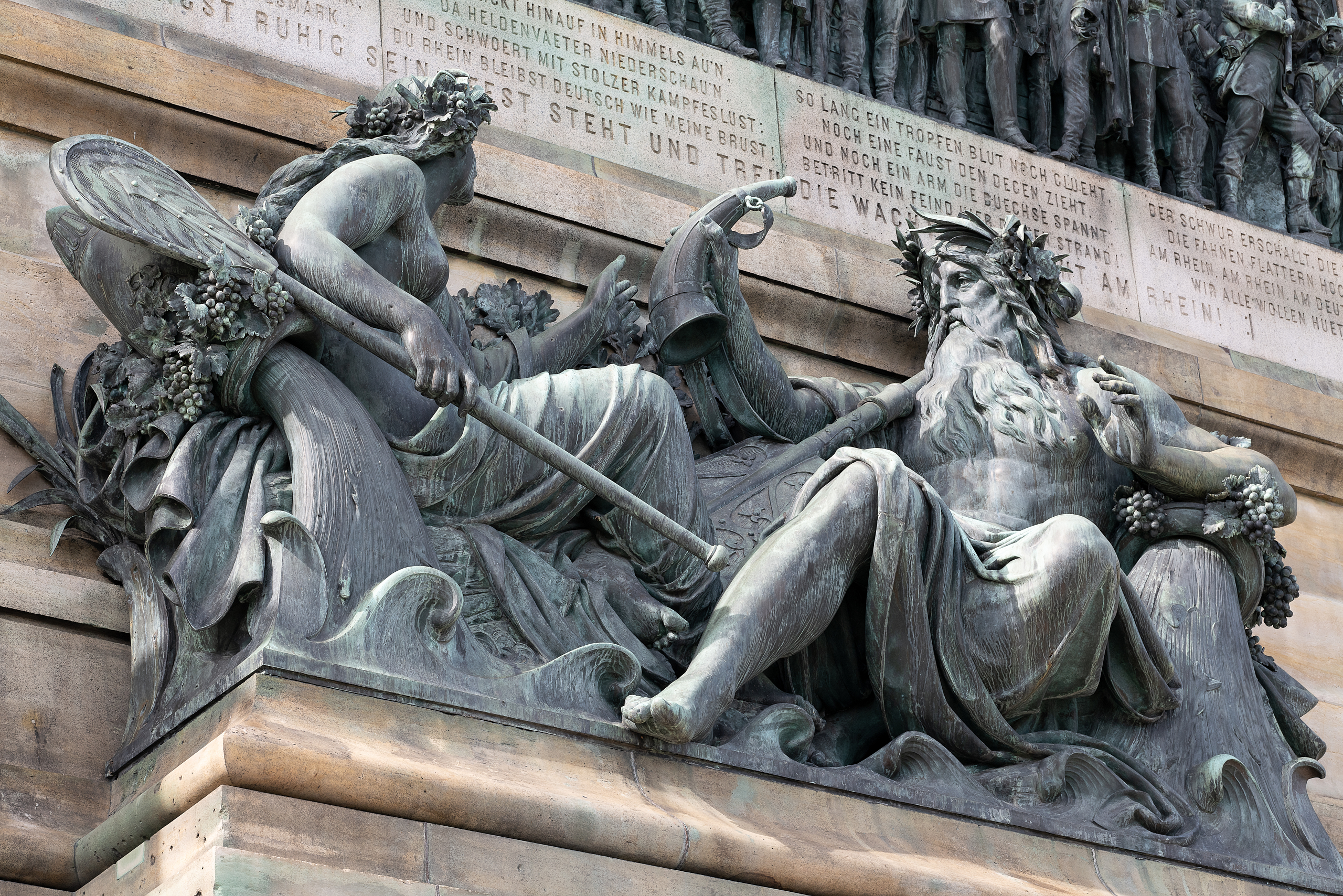 Die Germania - Das Niederwalddenkmal 12 eb 5862